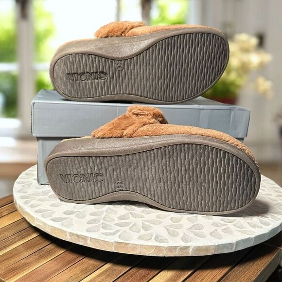 Vionic Marielle Terry Adjustable Orthotic Arch Support Slide Slippers Women’s Si - Picture 11 of 12